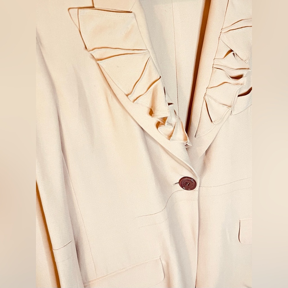 Sonia Rykiel Paris Vintage Lightweight Blazer Size Small - Picture 3 of 11